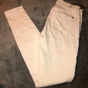 7 For All Mankind 'The Skinny' White Jean 26